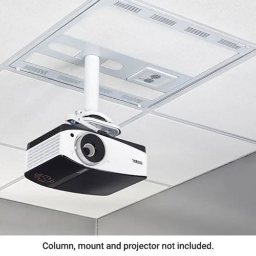 Chief CEILING STORAGE BOX 2X2 W/COLUMN W/POWER - CMS492CP2