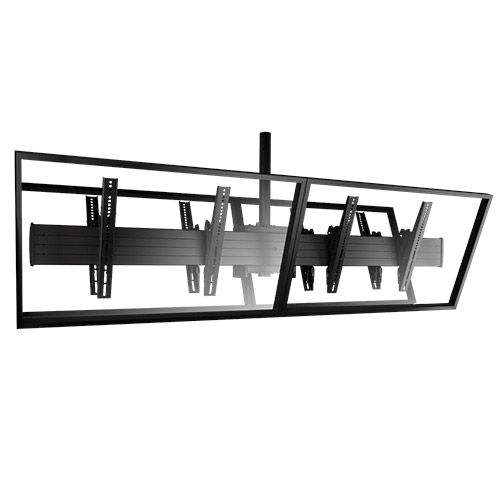 Chief Fusion Large Back to Back Ceiling Mounted 2x1 Menu Board-LCB2X1U