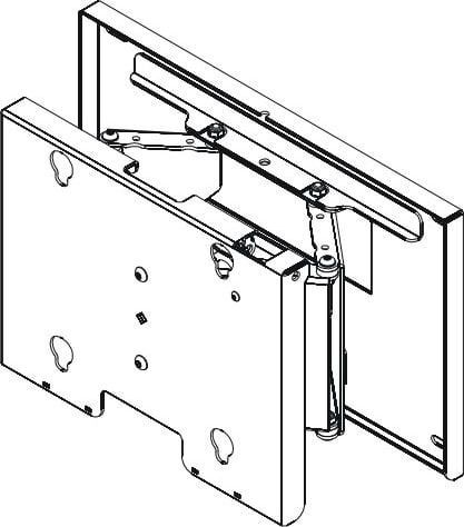 Chief HOSPITALITY SWING ARM TILT MOUNT - MPTUB