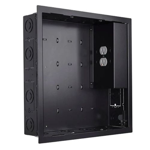 Chief IN-WALL LARGE BLK - W/ SURGEX 1 OUTLET - PAC526FBP2