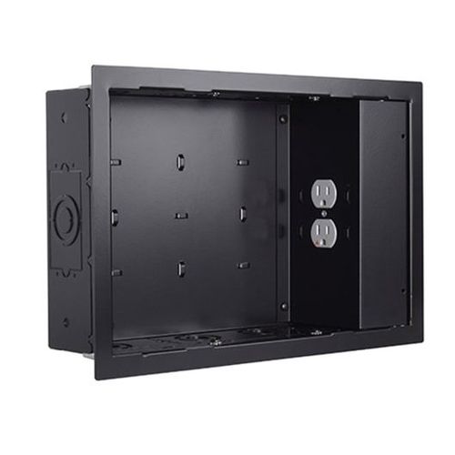 Chief IN-WALL SMALL BLK - W/ SURGEX 1 OUTLET - PAC525FBP2