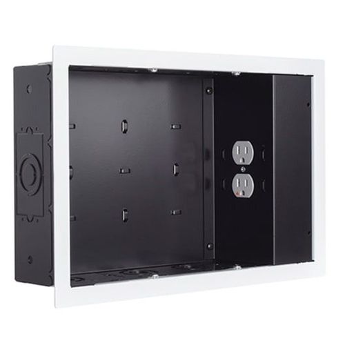 Chief IN-WALL SMALL WHT - W/ SURGEX 1 OUTLET - PAC525FWP2