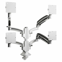 Chief K1 CLMN MNT 4 DISP DUAL 2L ARMS, SLV - K1C420S