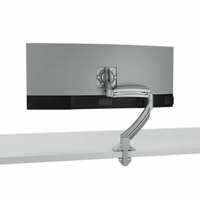 Chief K1 DESK  MNT 1-MON 2L ARM, SLV, TAA - K1D120S-G