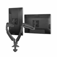 Chief K1 DESK MNT 2-MON DUAL 2L ARMS, BLK, TAA - K1D220B-G
