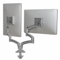 Chief K1 DESK  MNT DUAL DISPLAY 3L ARM, SLV - K1D230S