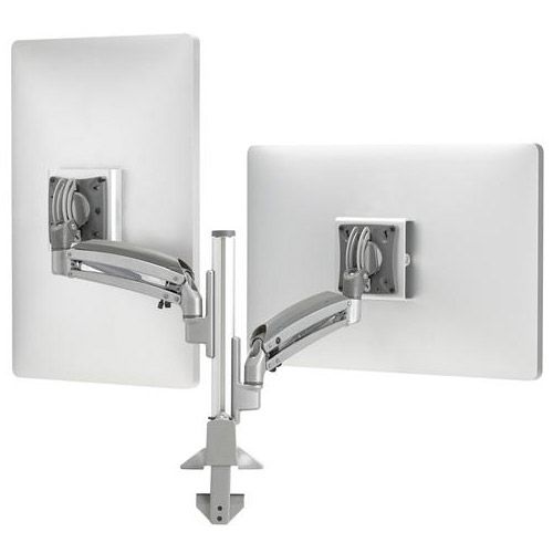 Chief Kontour K1C Silver Dynamic Column Mount, 2 Monitors-K1C210S