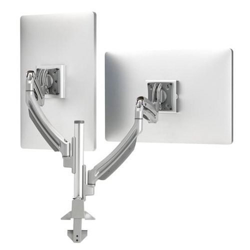 Chief Kontour K1C Silver Dynamic Column Mount, 2 Monitors-K1C220S