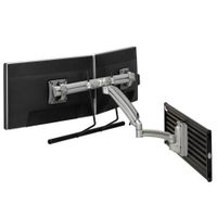 Chief Kontour K1S Silver Dynamic Slatwall Mount, Dual Monitor Array-K1S22HS