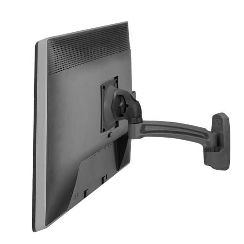 Chief Kontour K2W Black Wall Mount Swing Arm, Single Monitor-K2W110B