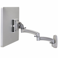Chief Kontour K2W Silver Wall Mount Swing Arm, Single Monitor-K2W120S