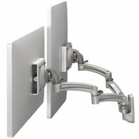 Chief Kontour K2W Silver Wall Mount Swing Arms, Dual Monitors-K2W220S