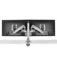 Chief KX CLMN DESK MNT DUAL 2L ARMS, SLV - KXC220S