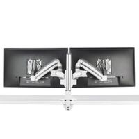 Chief KX CLMN DESK MNT DUAL 2L ARMS, WHT - KXC220W