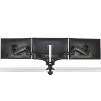Chief KX CLMN DESK MNT TRI 3L ARMS, BLK - KXC330B