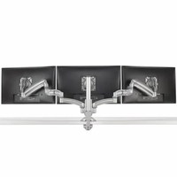 Chief KX CLMN DESK MNT TRI 3L ARMS, SLV - KXC330S