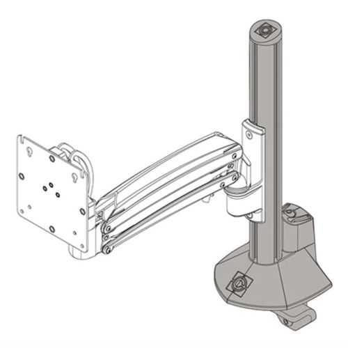 Chief KXC K1C K2C CLMN DESK CLAMP BASE, SLV - KRA245S
