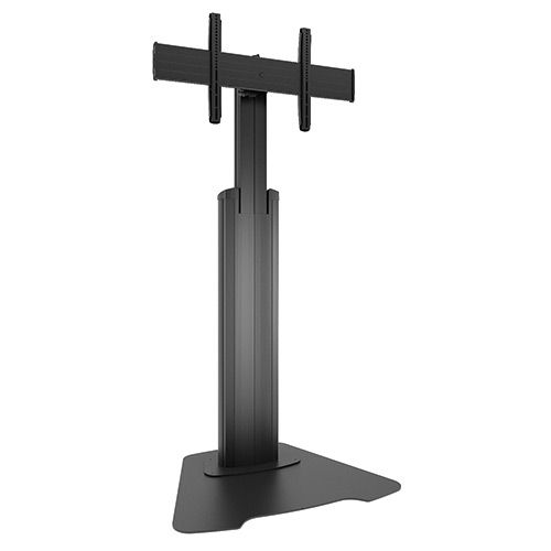 Chief Large Fusion Manual Height Adjustable Floor AV Stand (Black) - LFAUB