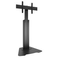 Chief Large Fusion Manual Height Adjustable Floor AV Stand (Black) - LFAUB