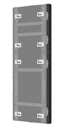 Chief LED, SIDE COVERS, LEYARD TVF, 2 HIGH - TILSC2HPT