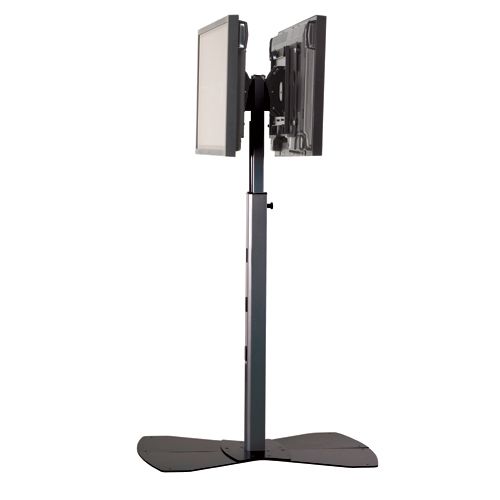 Chief Medium Flat Panel Dual Display Floor AV Stand (Black) - MF2UB