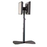 Chief Medium Flat Panel Dual Display Floor Stand (without interface; Black) - MF26000B
