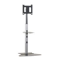 Chief Medium Flat Panel Floor AV Stand (Silver) - MF1US