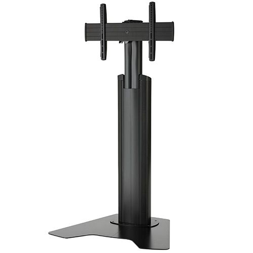 Chief Medium Fusion Manual Height Adjustable Floor AV Stand (Black) - MFAUB