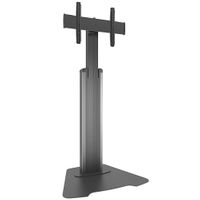 Chief Medium Fusion Manual Height Adjustable Floor AV Stand (Silver) - MFAUS