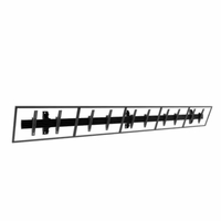Chief MENU-BOARD, WALL MOUNTED, 5 WIDE, LANDSC - LWM5X1U