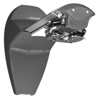 Chief Short Throw Projector Single Stud Wall Arm w/RSMAUS Universal Projector Mount - 18" Extension - WM110AUS