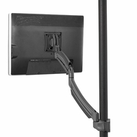 ChiefKontour K1P Black Dynamic Pole Mount, 1 Monitor-K1P120B