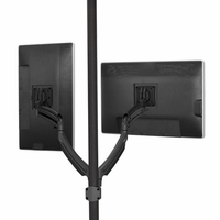 ChiefKontour K1P Black Dynamic Pole Mount, 2 Monitors-K1P220B