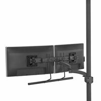 ChiefKontour K2P Black Articulating Pole Mount, Dual Monitor Array-K2P22HB