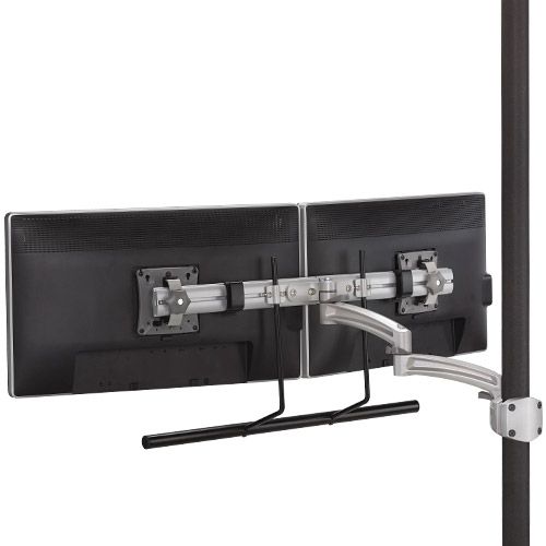 ChiefKontour K2P Silver Articulating Pole Mount, Dual Monitor Array-K2P22HS
