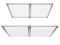 Student Clear 5-Panel Tabletop Divider - Clarity Shield 5
