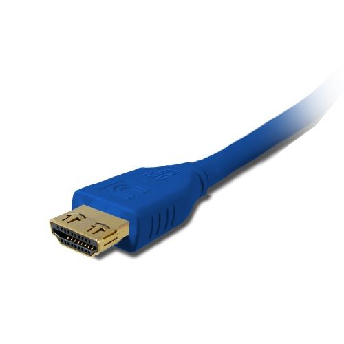 Comprehensive 3' Blue MicroFlex HDMI Cable - MHD-MHD-3PROBLU