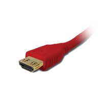 Comprehensive 3' Red MicroFlex HDMI Cable - MHD-MHD-3PRORED