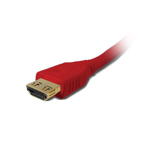 Comprehensive 6' Red MicroFlex HDMI Cable - MHD-MHD-6PRORED