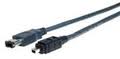 Comprehensive HR Pro Series IEEE 1394 Firewire 6 pin plug to 4 pin plug cable 10ft  - FW6P-FW4P-10ST