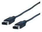 Comprehensive HR Pro Series IEEE 1394 Firewire 6 pin plug to 6 pin plug cable 25ft - FW6P-FW6P-25ST