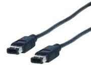 Comprehensive HR Pro Series IEEE 1394 Firewire 6 pin plug to 6 pin plug cable 6ft  - FW6P-FW6P-6ST