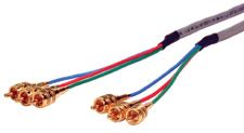 Comprehensive Plenum  3 RCA plugs each end Component Video cable 100ft  - 3RCA-3RCA-100HRP