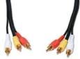Comprehensive Standard Series General Purpose 3 RCA Video Cable 50ft - 3RCA-3RCA-50ST