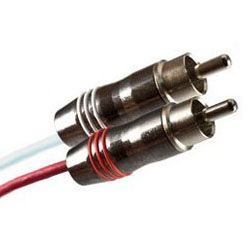 Covid 100' Audio Cable, (2) RCA Male to Male, Stereo Audio, 22 AWG Construction, Plenum - CSP3455-22-100