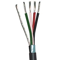 Covid 1,000' Reel of Communications &amp; Control Cable, (4) 22 AWG Shielded Conductors, Non-Plenum - CSW0400-22-1KR