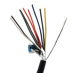 Covid 500' Roll of Communications &amp; Control Cable, (9) 28 AWG Shielded Conductors, Plenum - CSW3900-28-500R
