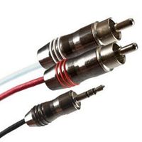 Covid 3' Audio Adapter Cable, (2) RCA Male (1) 3.5MM Male, 22 AWG Construction, Plenum - CSP3425-22-03