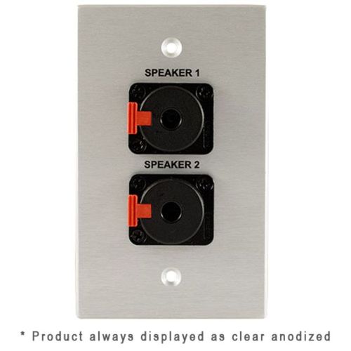 Covid Cables 1-Gang, (2) Neutrik 1/4 Lock TRS, Ant White W1222S-AW