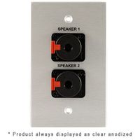 Covid Cables 1-Gang, (2) Neutrik 1/4 Lock TRS, Black W1222S-BK